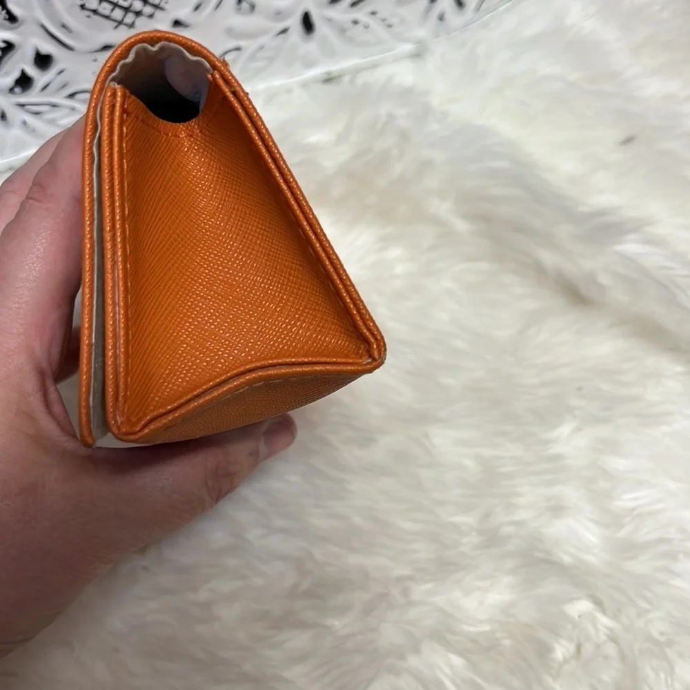 EUC s993 Tory Burch Eyeglasses Case, Orange Eyeglasses Case​​​ - Picture 3 of 6